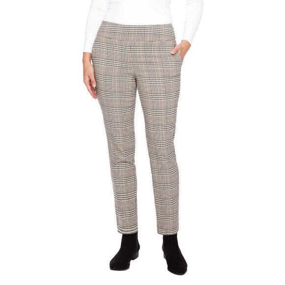 NEW S.C. & Co. Pull-on Ankle Pant | Plaid - Picture 1 of 7